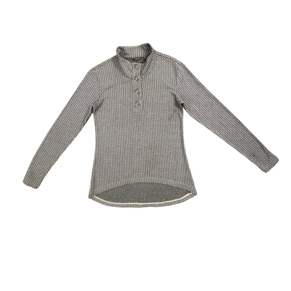 Merrell Indira Snap High Low Activewear Athleisure Diamond Pullover Size Medium